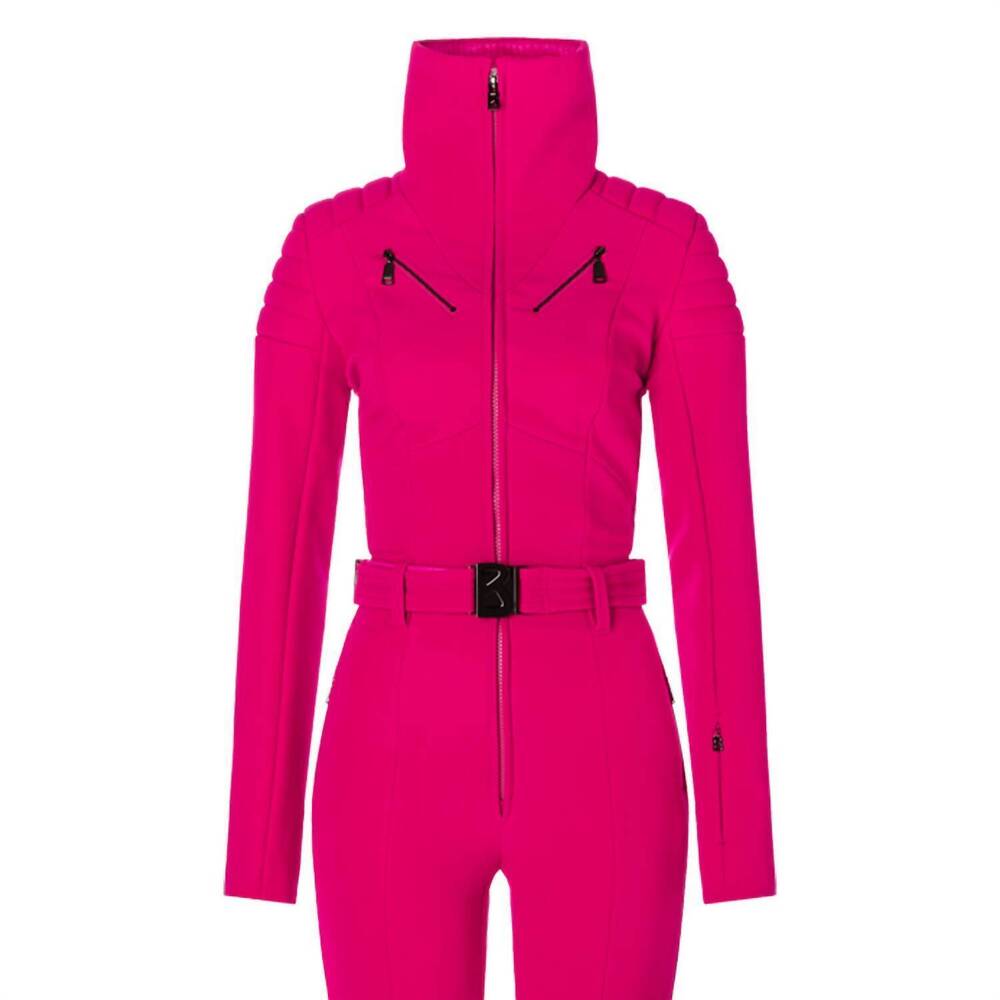 NEW BOGNER women's malisha one piece ski suit in hot pink - Picture 3 of 4